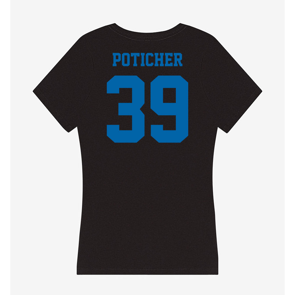 MTSU - NCAA Football : Evan Poticher - Women's V-Neck T-Shirt-1
