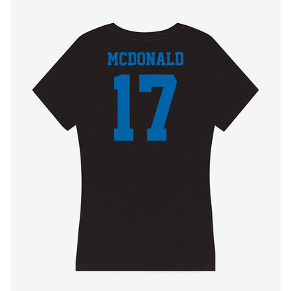 MTSU - NCAA Softball : Lucie McDonald - Women's V-Neck T-Shirt-1