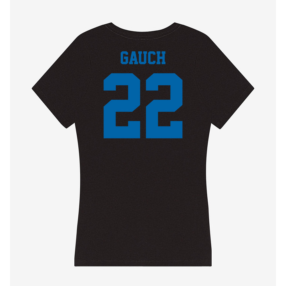 MTSU - NCAA Women's Soccer : Victoria Gauch - Women's V-Neck T-Shirt-1