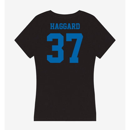 MTSU - NCAA Football : Justis Haggard - Women's V-Neck T-Shirt-1