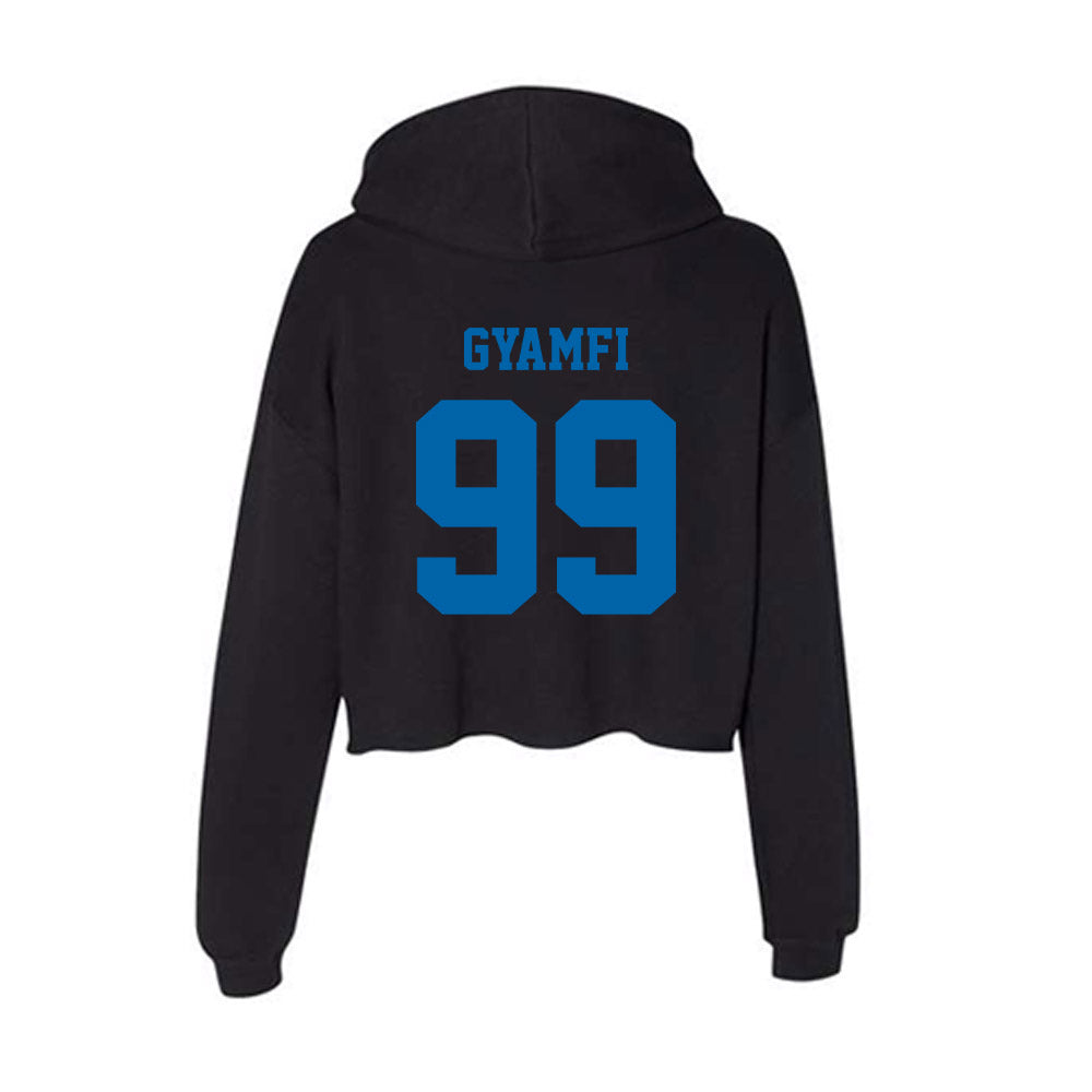 MTSU - NCAA Football : Emmanuel Gyamfi - Women's Crop Fleece Hoodie-1