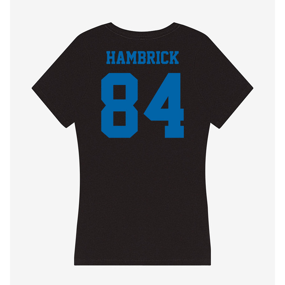 MTSU - NCAA Football : Jadin Hambrick - Women's V-Neck T-Shirt-1