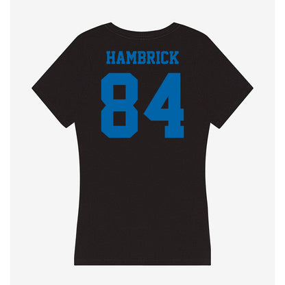 MTSU - NCAA Football : Jadin Hambrick - Women's V-Neck T-Shirt-1
