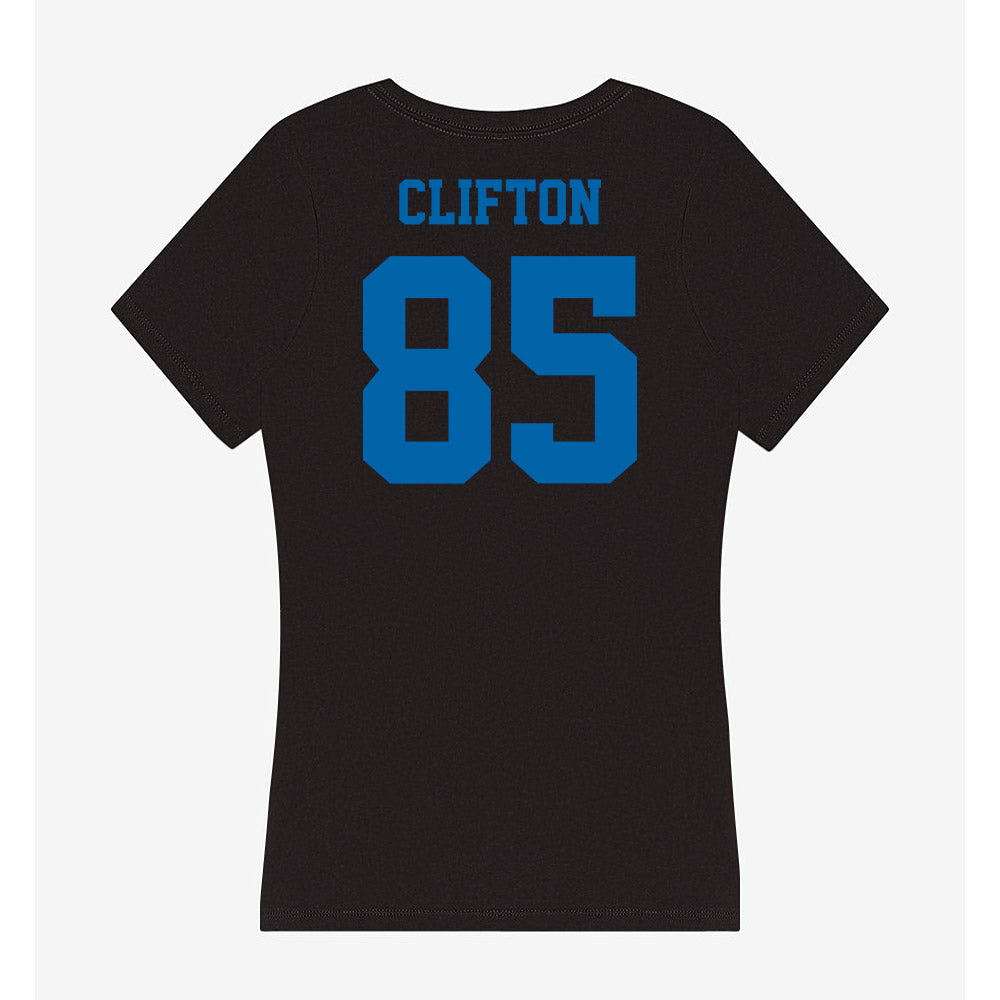 MTSU - NCAA Football : Neo Clifton - Women's V-Neck T-Shirt-1