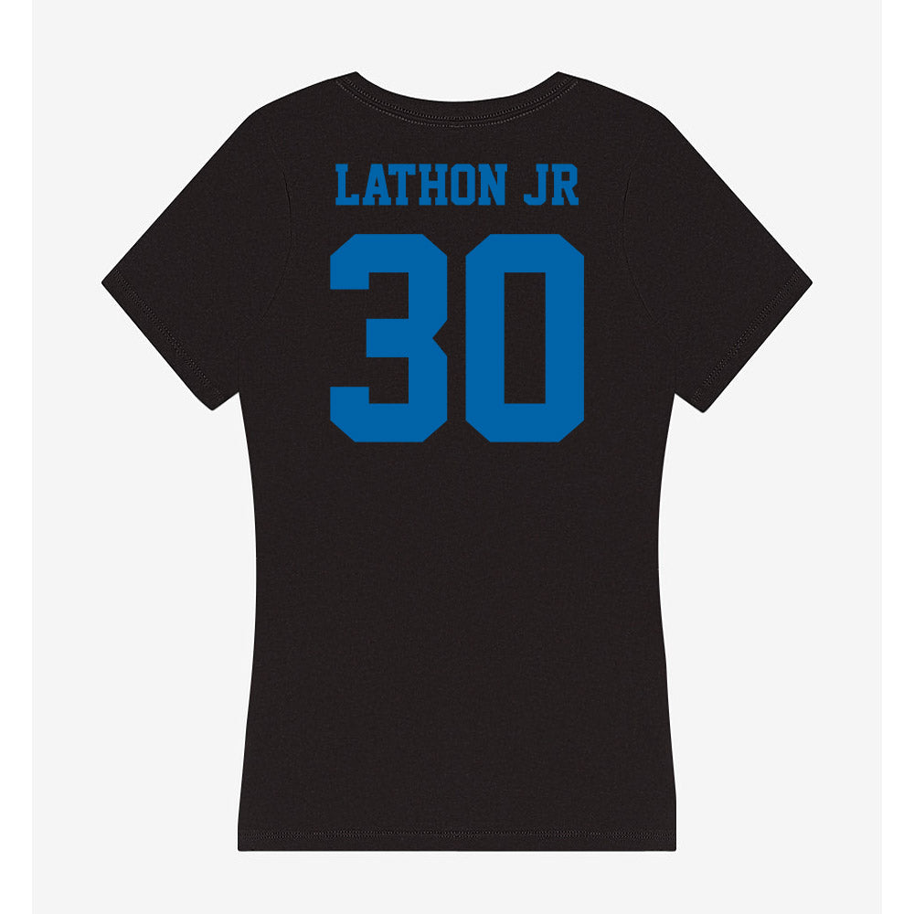 MTSU - NCAA Football : Rob Lathon Jr - Women's V-Neck T-Shirt-1