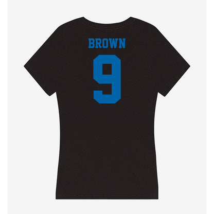 MTSU - NCAA Football : Terrence Brown - Women's V-Neck T-Shirt-1