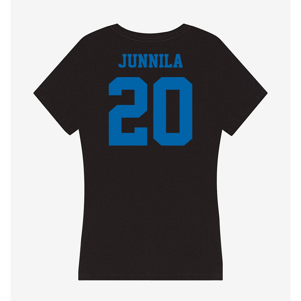 MTSU - NCAA Baseball : Jaxon Junnila - Women's V-Neck T-Shirt-1