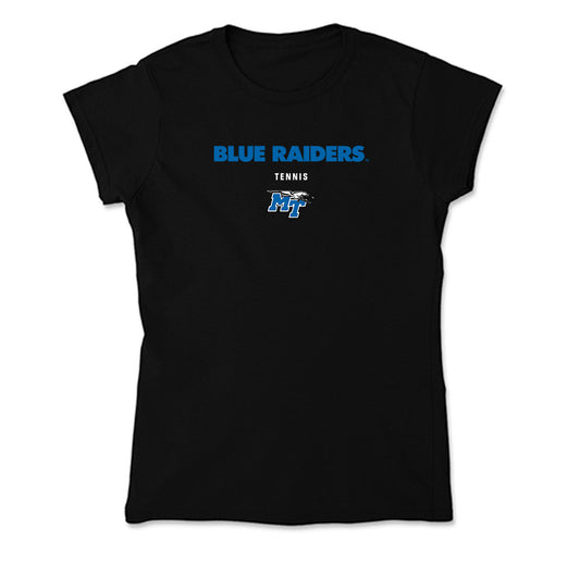 MTSU - NCAA Men's Tennis : Antoine Mayoral - Soft Style Women’s T-Shirt-0
