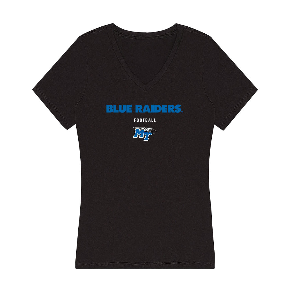MTSU - NCAA Football : Aidan Singleton - Women's V-Neck T-Shirt-0