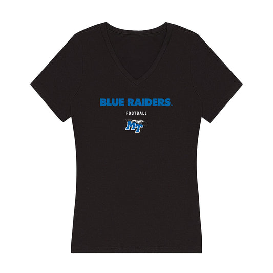 MTSU - NCAA Football : Aidan Singleton - Women's V-Neck T-Shirt-0