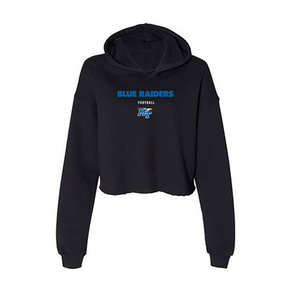 MTSU - NCAA Football : Stanley Anderson-Lofton - Women's Crop Fleece Hooded Sweatshirt-0