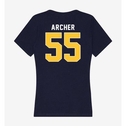 Murray State - NCAA Football : Connor Archer - Women's V-Neck T-Shirt-1
