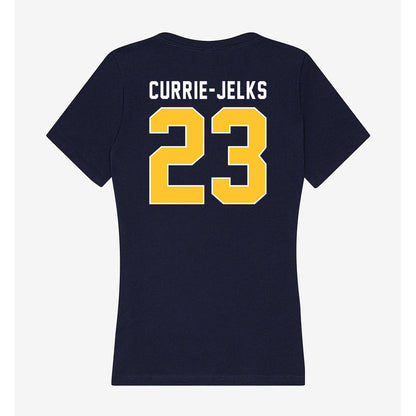 Murray State - NCAA Women's Basketball : Sharnecce Currie-Jelks - Women's V-Neck T-Shirt-1