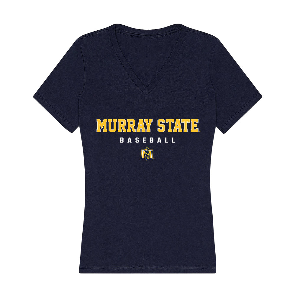 Murray State - NCAA Baseball : Conner Cunningham - Women's V-Neck T-Shirt-0