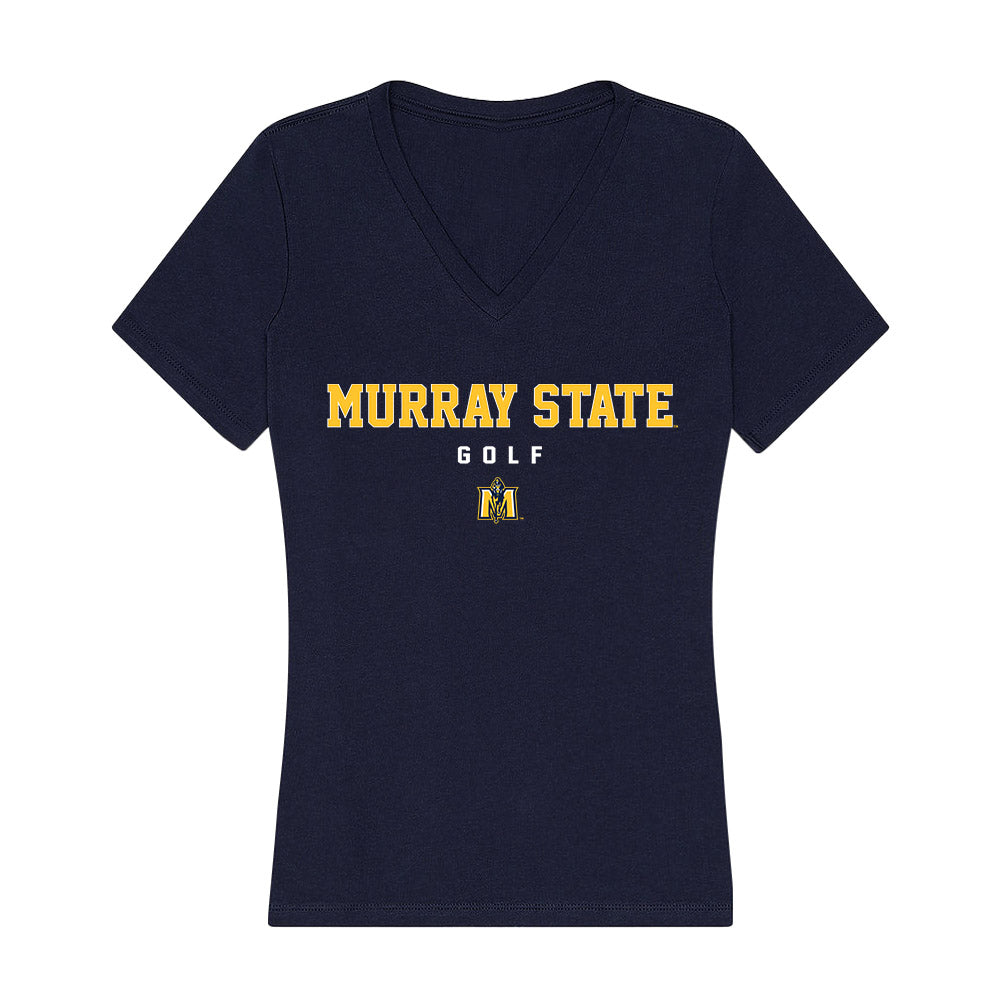 Murray State - NCAA Men's Golf : Aidan Hahn - Women's V-Neck T-Shirt-0