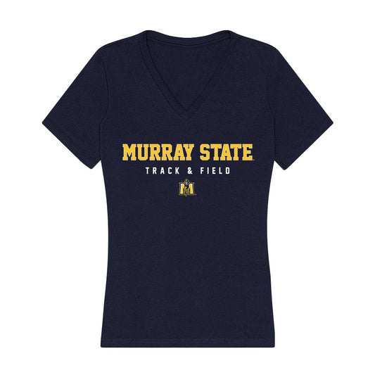 Murray State - NCAA Women's Track & Field : Insiya Magee - Women's V-Neck T-Shirt-0