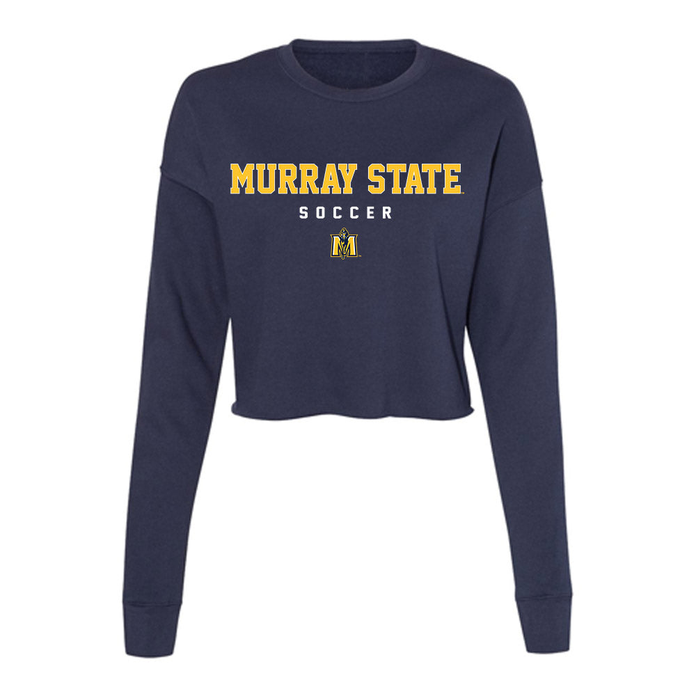 Murray State - NCAA Women's Soccer : Kate Stordy - Women's Cropped Crew Fleece-0