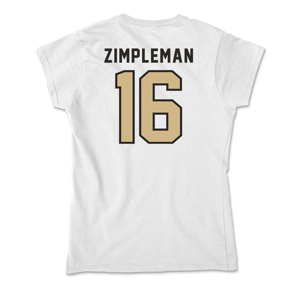 PFW - NCAA Softball : Addison Zimpleman - Soft Style Women’s T-Shirt-1