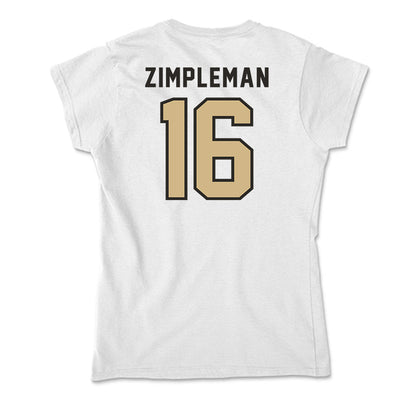 PFW - NCAA Softball : Addison Zimpleman - Soft Style Women’s T-Shirt-1