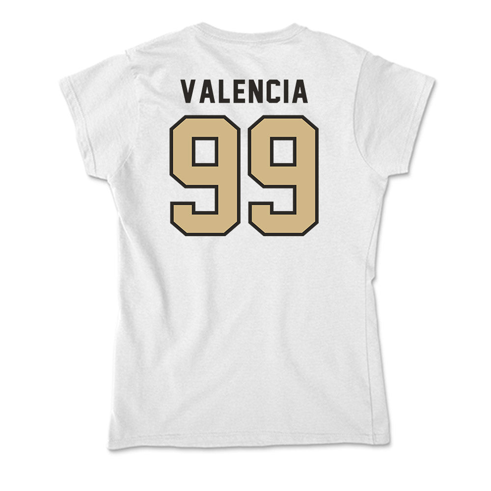 PFW - NCAA Men's Soccer : David Valencia - Soft Style Women’s T-Shirt-1