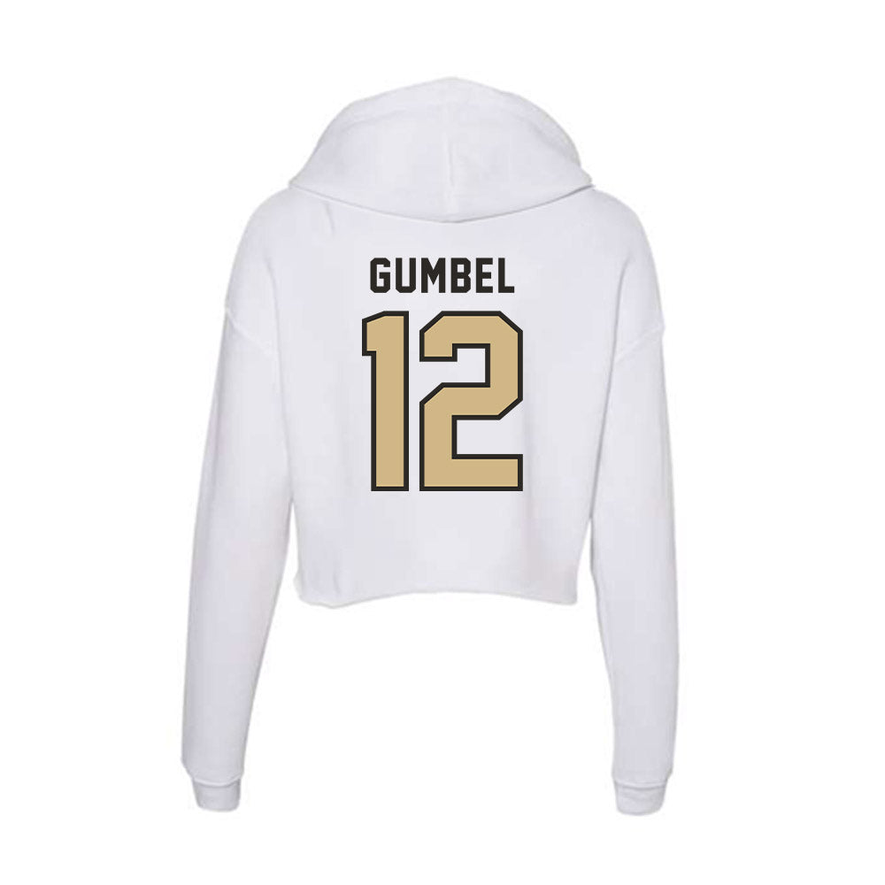 PFW - NCAA Women's Volleyball : Alyssa Gumbel - Women's Crop Fleece Hoodie-1