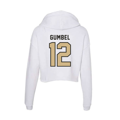 PFW - NCAA Women's Volleyball : Alyssa Gumbel - Women's Crop Fleece Hoodie-1