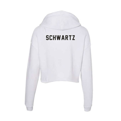PFW - NCAA Men's Track & Field : Jacob Schwartz - Women's Crop Fleece Hooded Sweatshirt-1
