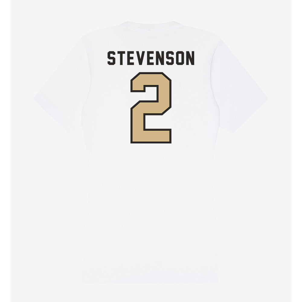 PFW - NCAA Men's Basketball : Mikale Stevenson - Women's V-Neck T-Shirt-1