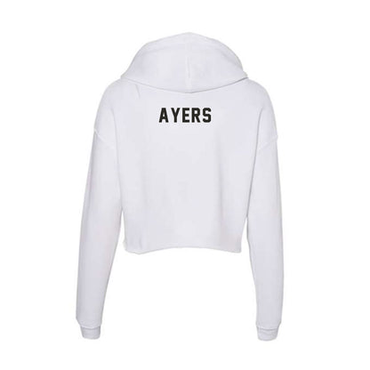 PFW - Pep Band : Elisa Ayers - Women's Crop Fleece Hoodie-1