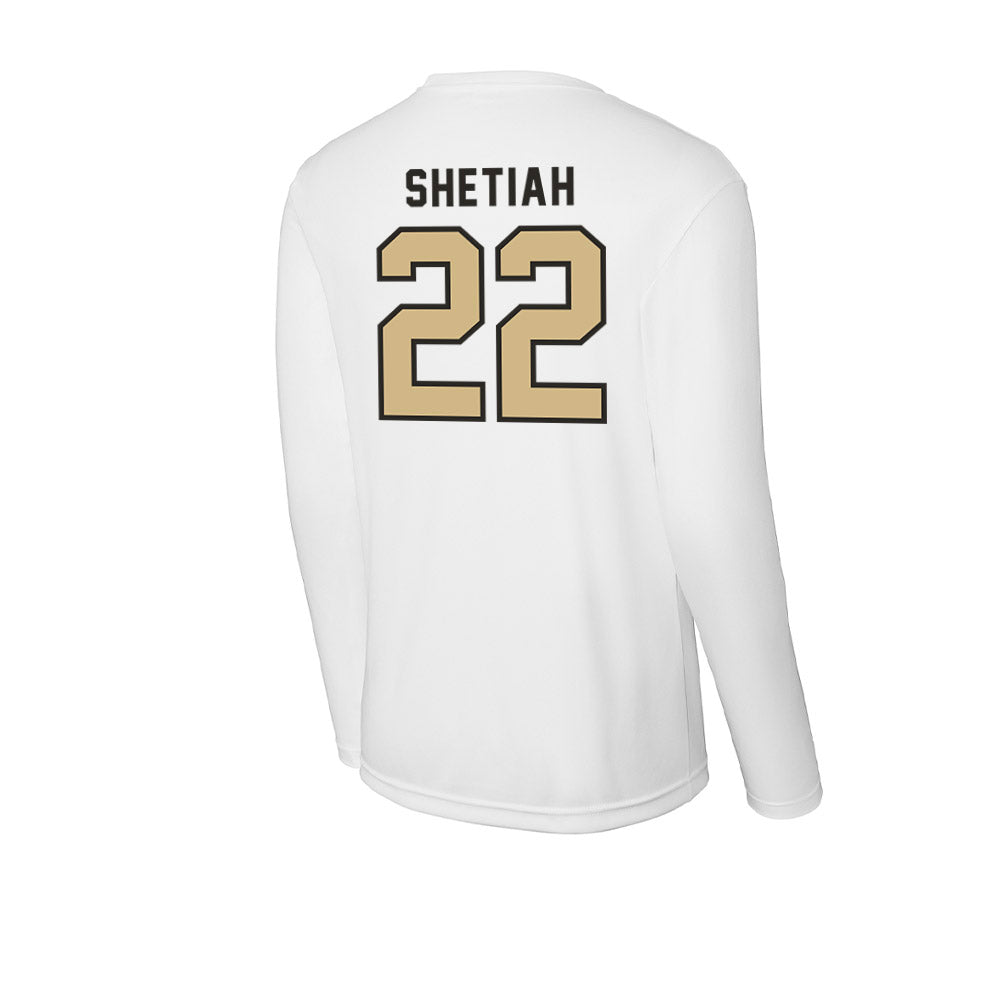PFW - NCAA Men's Soccer : Ameer Shetiah - Activewear Long Sleeve T-Shirt-1