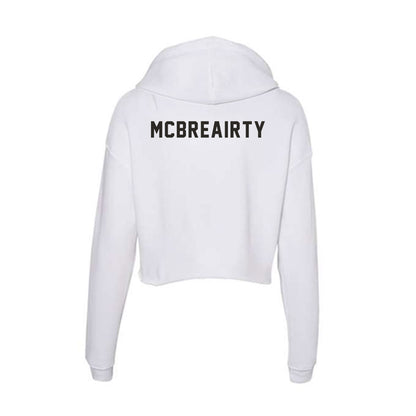 PFW - NCAA Men's Track & Field : Benjamin McBreairty - Women's Crop Fleece Hooded Sweatshirt-1