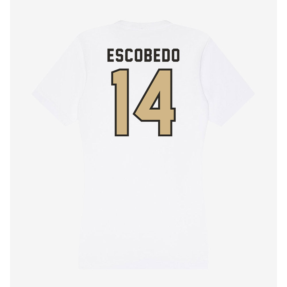 PFW - NCAA Men's Soccer : Jonny Escobedo - Women's V-Neck T-Shirt-1