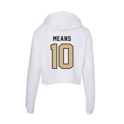 PFW - NCAA Women's Volleyball : Haiden Means - Women's Crop Fleece Hoodie-1