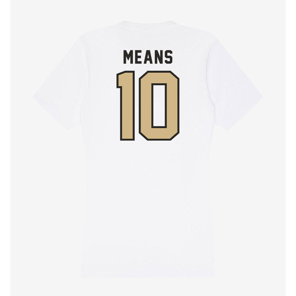 PFW - NCAA Women's Volleyball : Haiden Means - Women's V-Neck T-Shirt-1