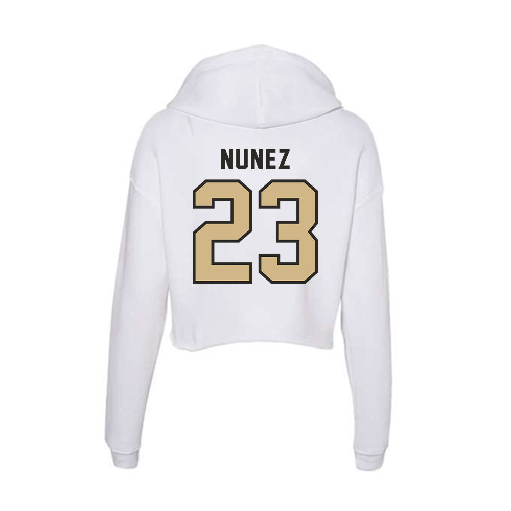 PFW - NCAA Men's Soccer : Brandon Nunez - Women's Crop Fleece Hoodie-1