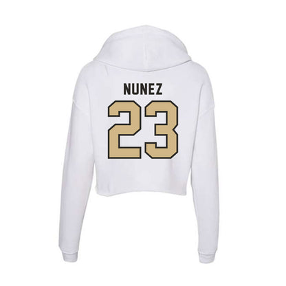 PFW - NCAA Men's Soccer : Brandon Nunez - Women's Crop Fleece Hoodie-1