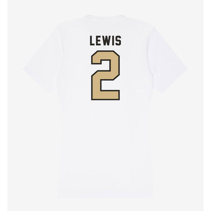 PFW - NCAA Men's Basketball : DeAndre Lewis - Women's V-Neck T-Shirt-1