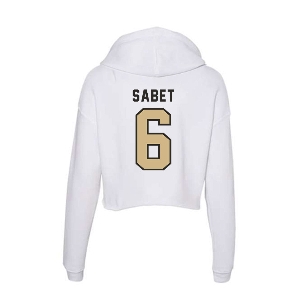 PFW - NCAA Women's Soccer : Dalia Sabet - Women's Crop Fleece Hoodie-1