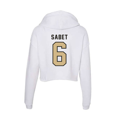 PFW - NCAA Women's Soccer : Dalia Sabet - Women's Crop Fleece Hoodie-1