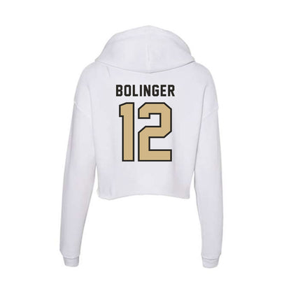 PFW - NCAA Women's Basketball : Alivia Bolinger - Women's Crop Fleece Hooded Sweatshirt-1