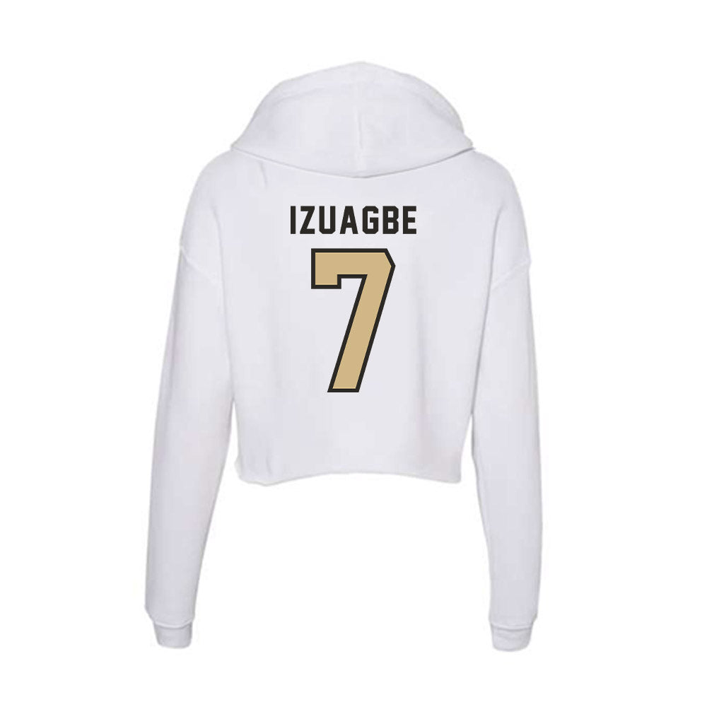 PFW - NCAA Men's Basketball : Tamaje Izuagbe - Women's Crop Fleece Hoodie-1