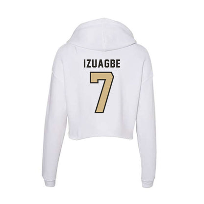 PFW - NCAA Men's Basketball : Tamaje Izuagbe - Women's Crop Fleece Hoodie-1