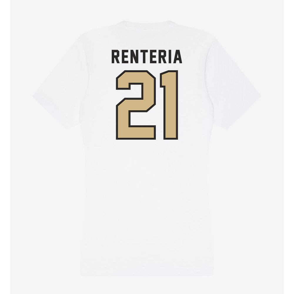 PFW - NCAA Men's Soccer : Adrian Renteria - Women's V-Neck T-Shirt-1
