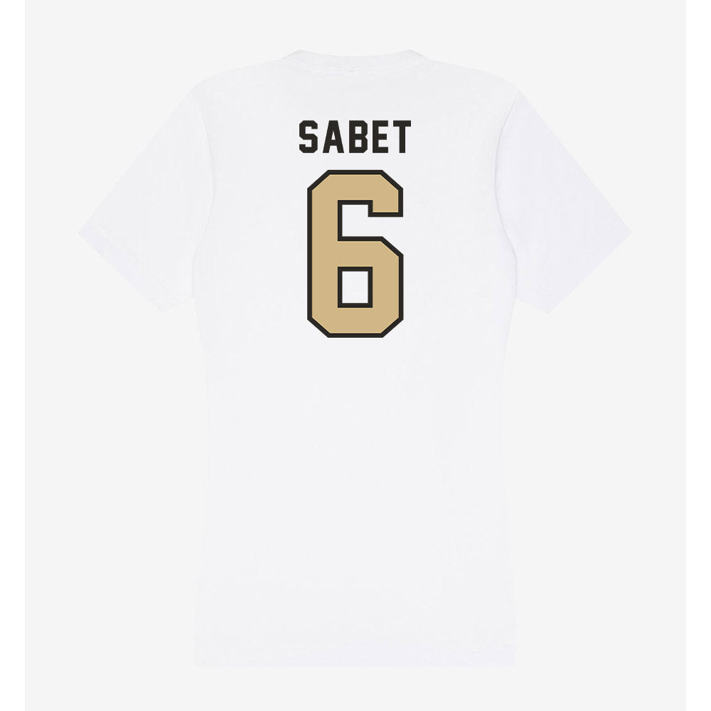 PFW - NCAA Women's Soccer : Dalia Sabet - Women's V-Neck T-Shirt-1