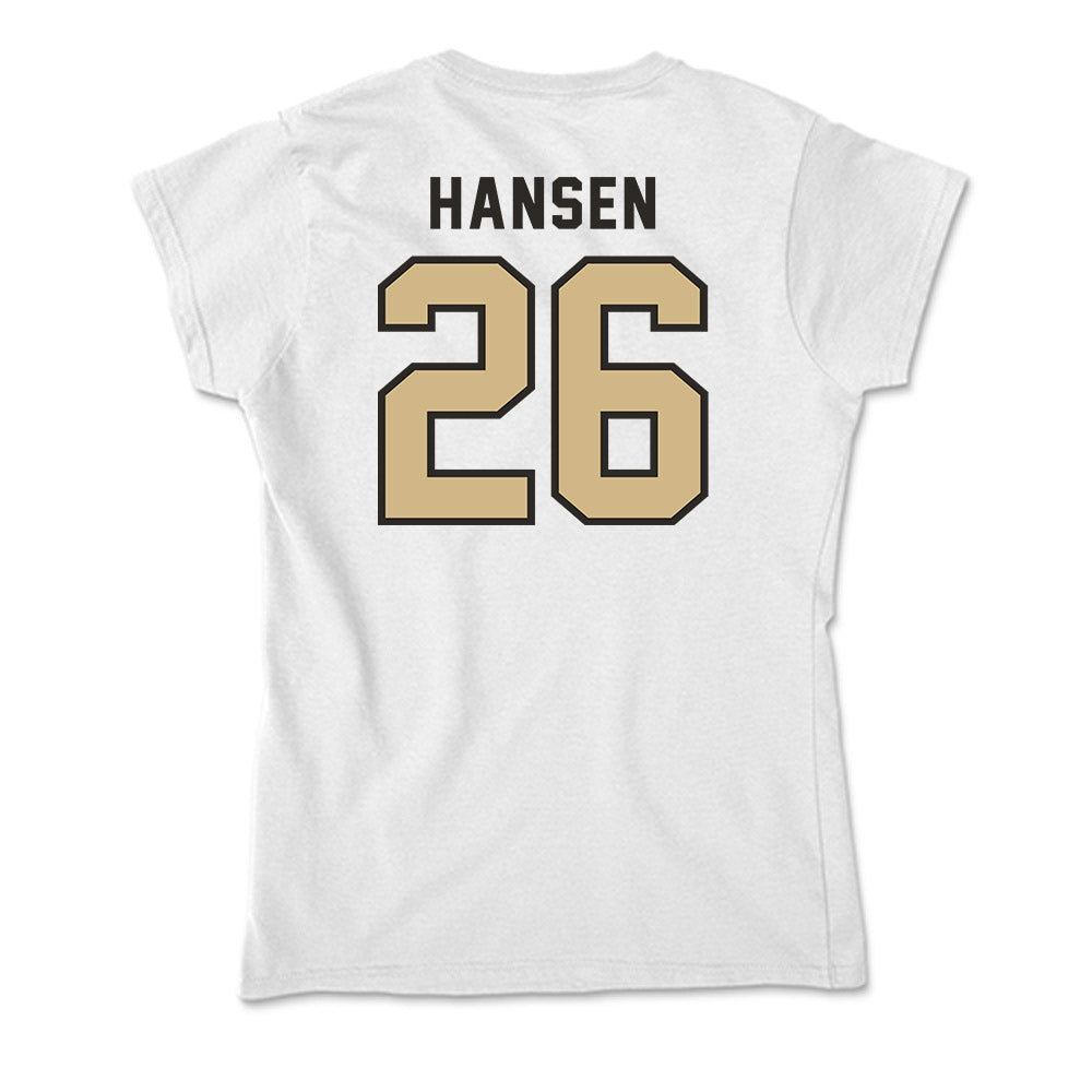 PFW - NCAA Women's Soccer : Kailey Hansen - Soft Style Women’s T-Shirt-1