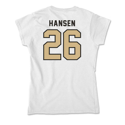 PFW - NCAA Women's Soccer : Kailey Hansen - Soft Style Women’s T-Shirt-1
