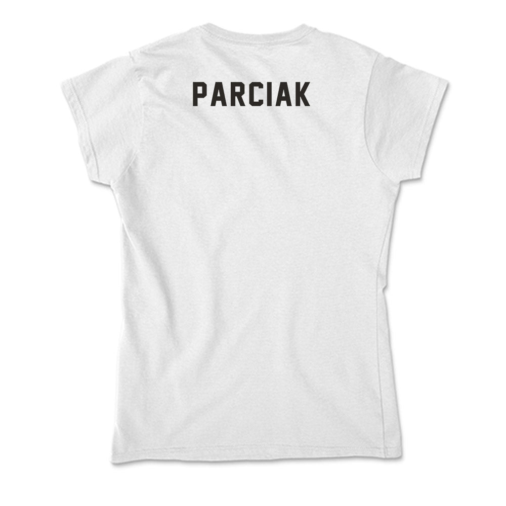 PFW - NCAA Men's Track & Field : Max Parciak - Soft Style Women’s T-Shirt-1