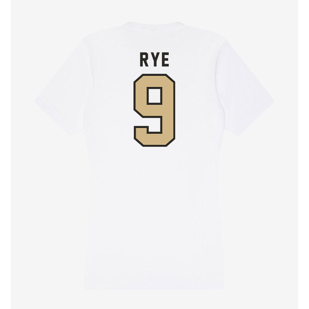 PFW - NCAA Women's Volleyball : Trinity Rye - Women's V-Neck T-Shirt-1