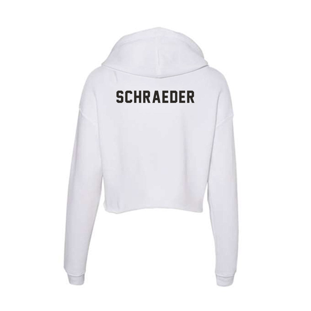 PFW - NCAA Women's Cross Country : Ashley Schraeder - Women's Crop Fleece Hoodie-1