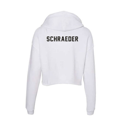 PFW - NCAA Women's Cross Country : Ashley Schraeder - Women's Crop Fleece Hoodie-1